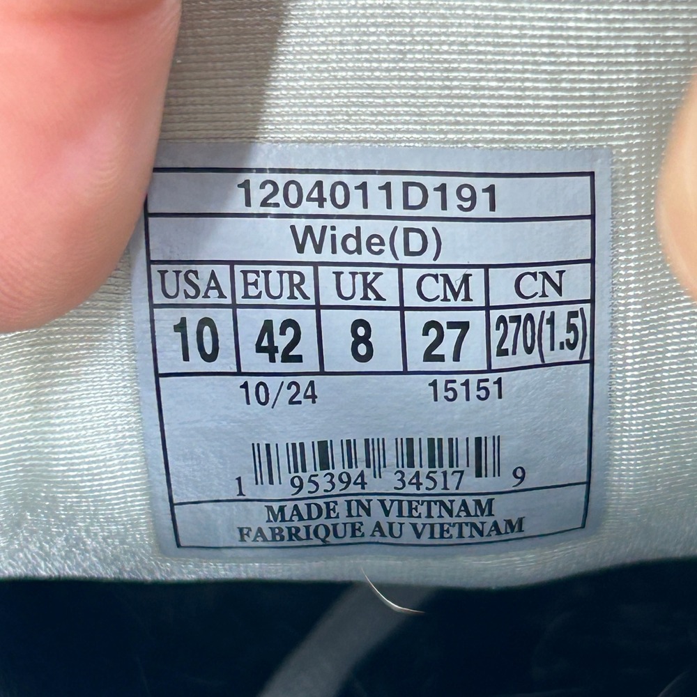 Brooks Trace 3 Womens Running Shoes Size 10 Wide D White Grey Black 1204011D191 - Picture 6 of 8